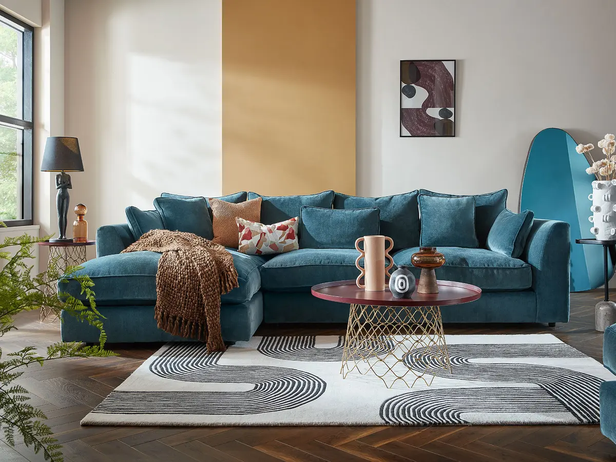 Large Left Hand Facing Chaise Sofa