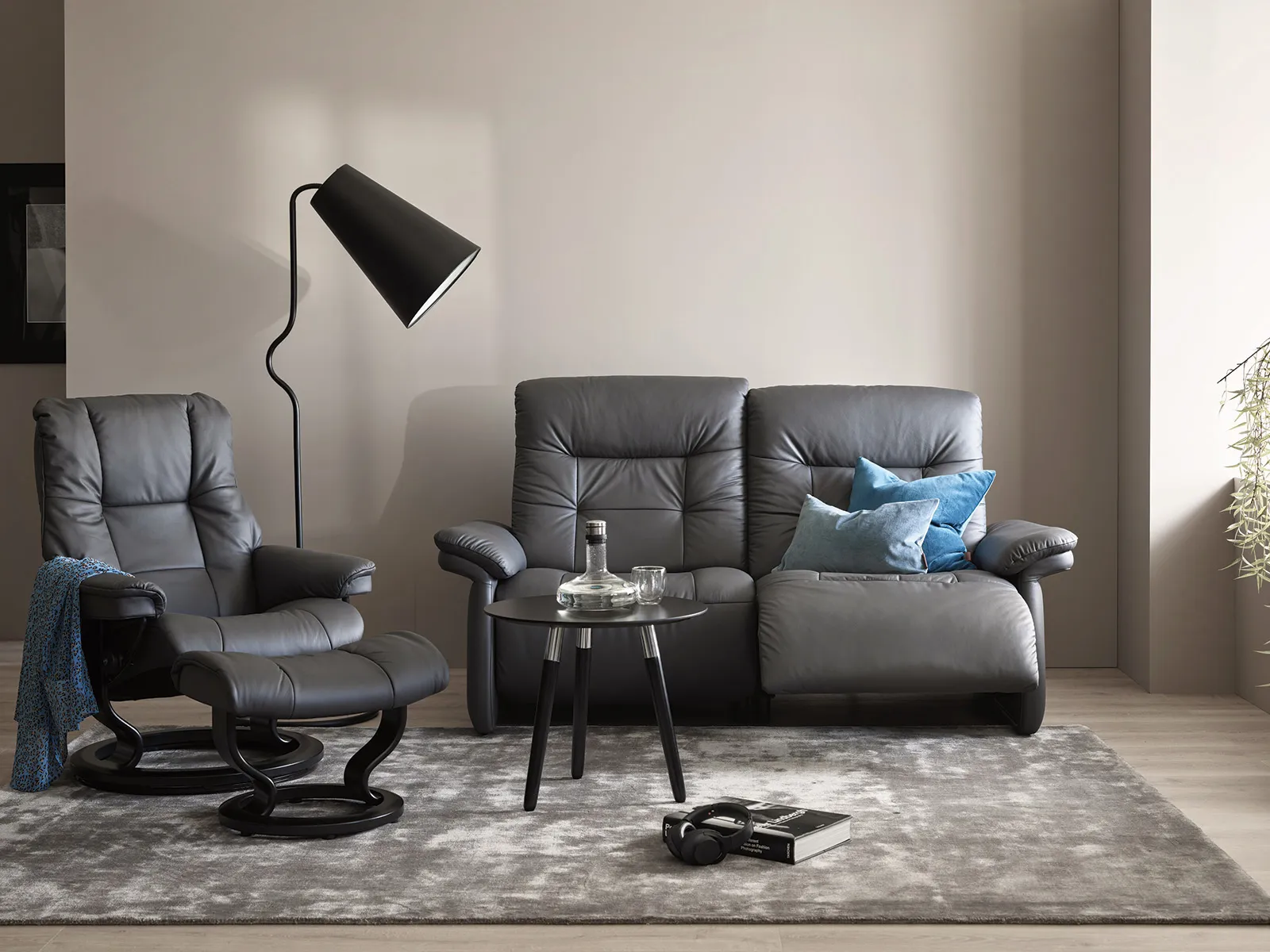 2 Seater Double Power Recliner Sofa