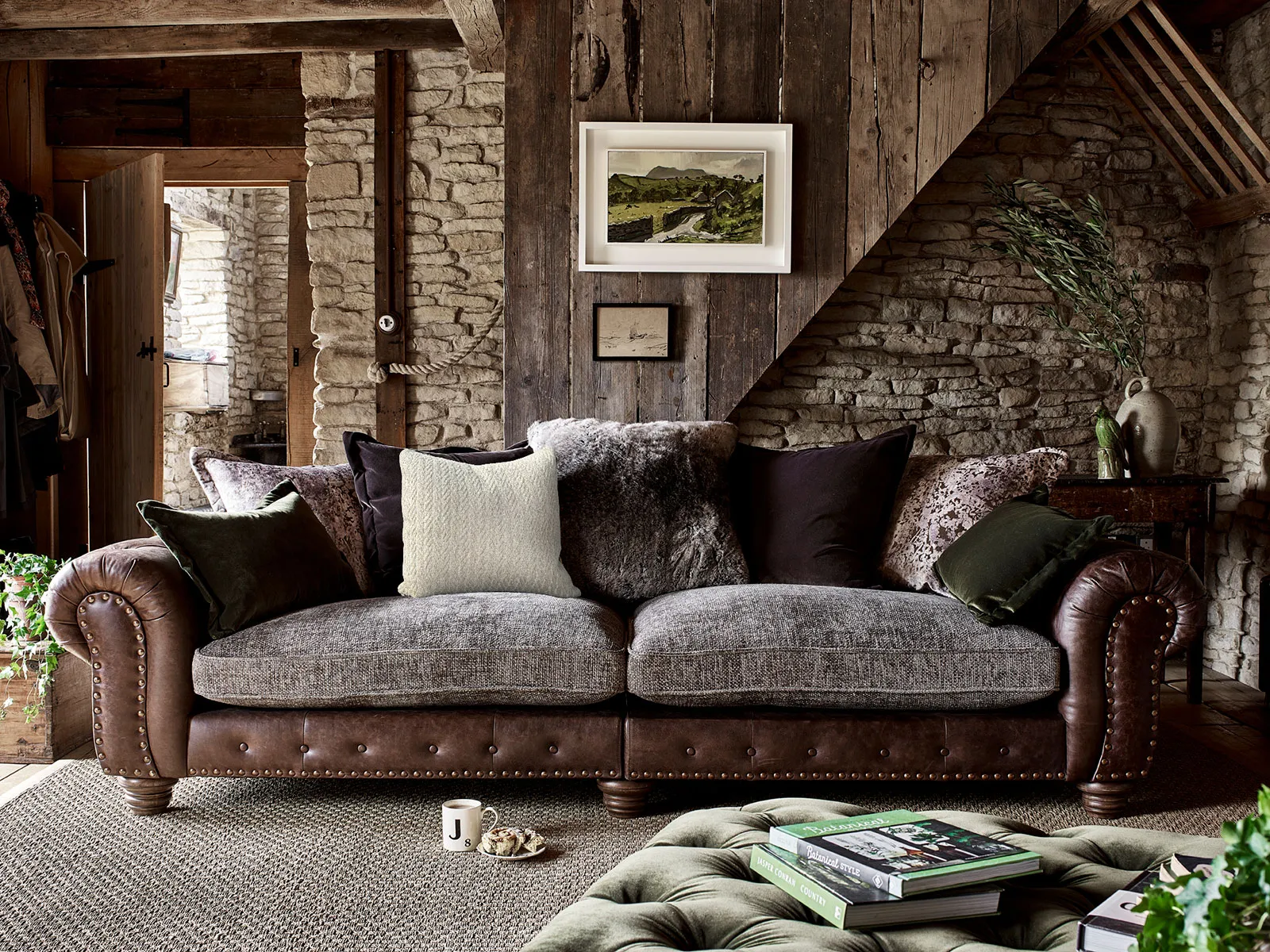 Grand Split Sofa - Pillow Back