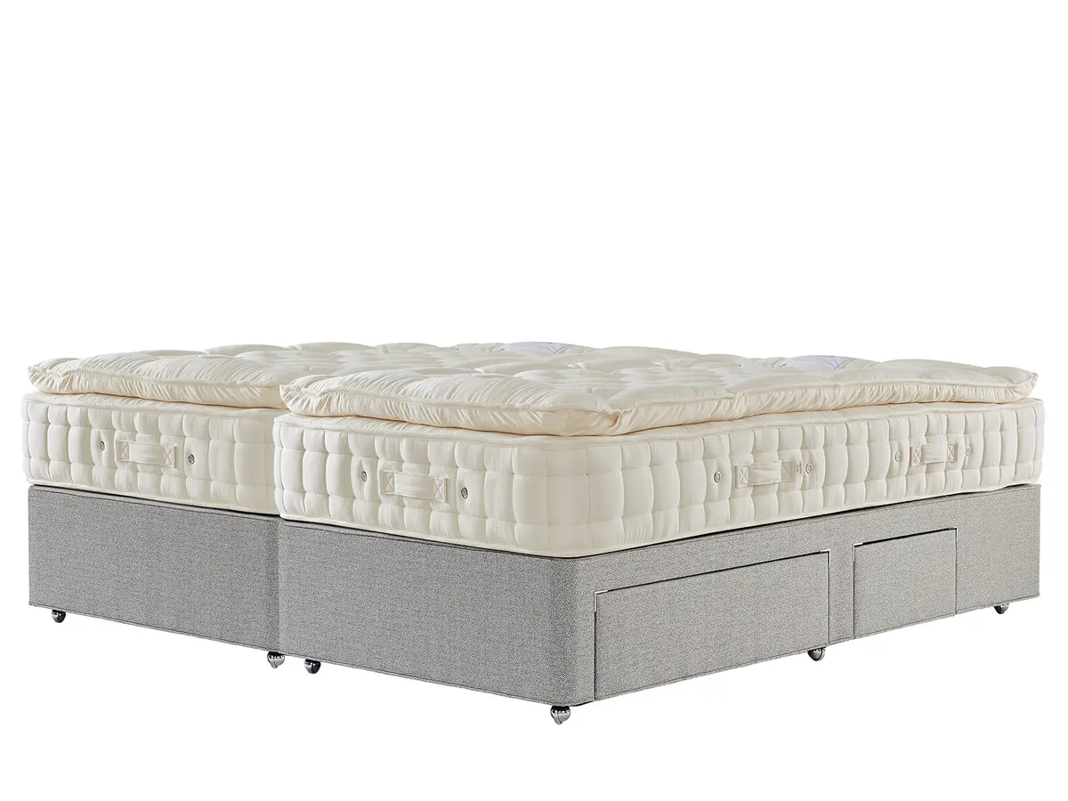 Super King Size 2+2 Drawer Zip and Link Divan Set