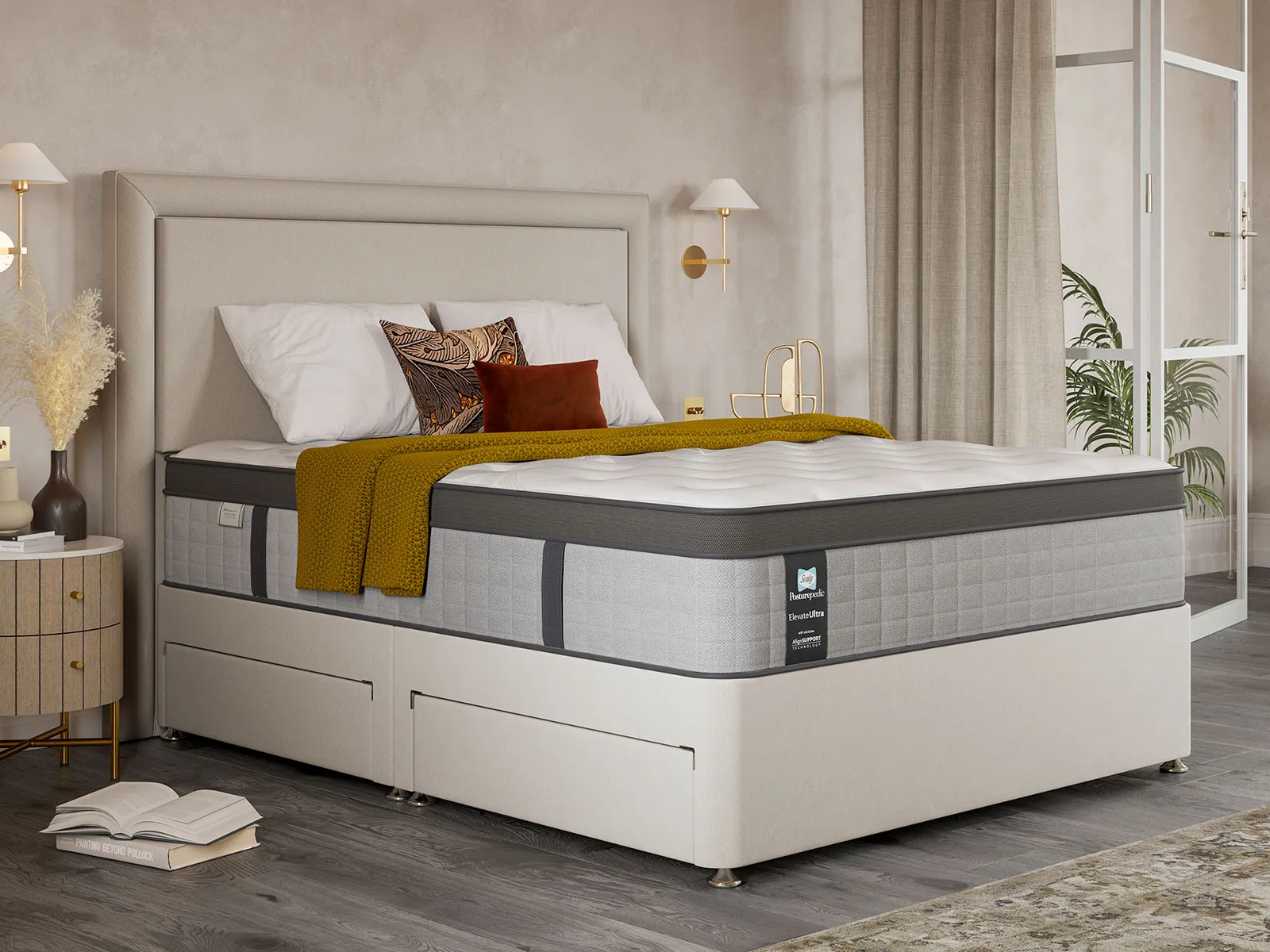 King Size 4 Drawer Divan Set