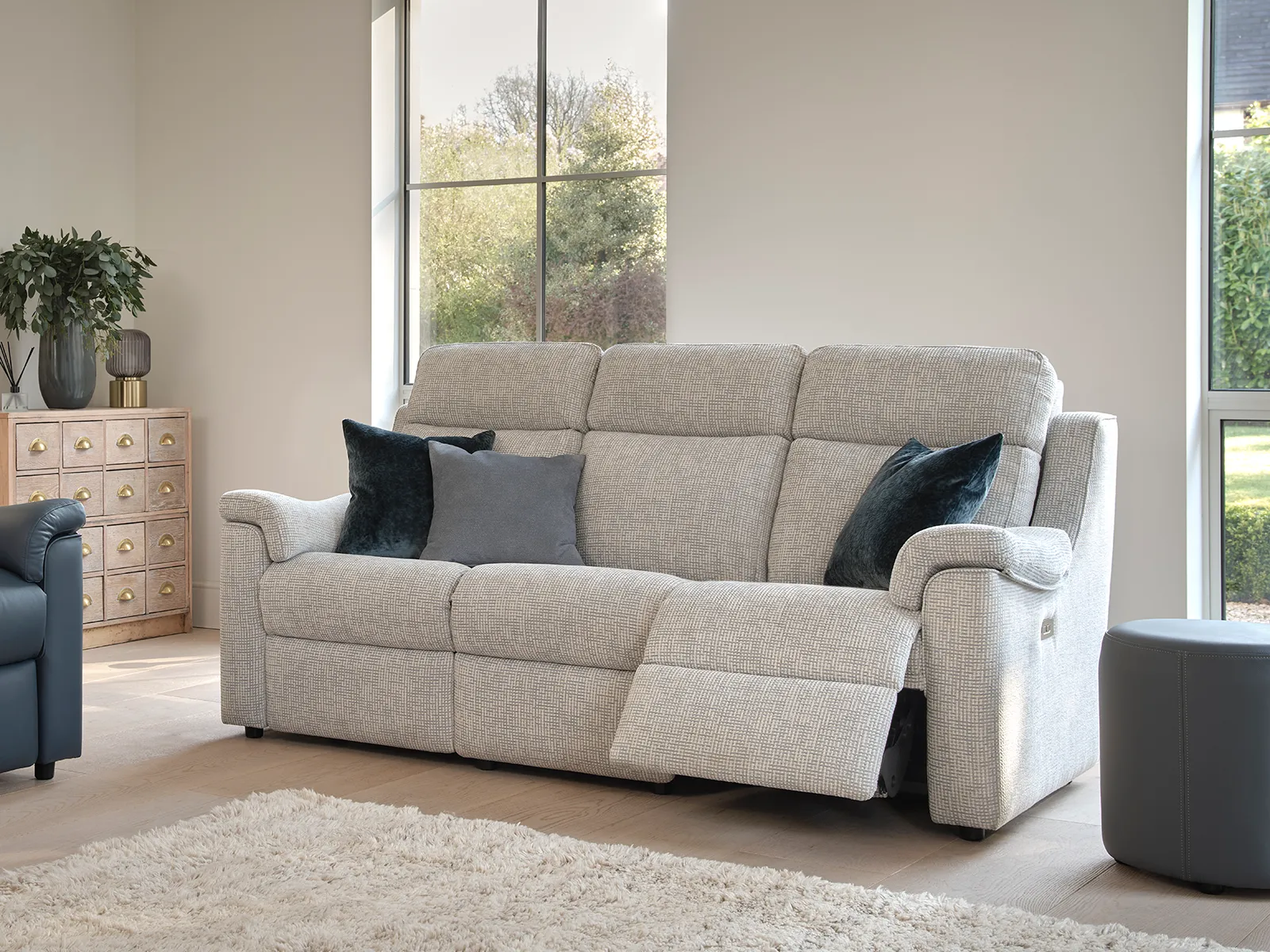 3 Seater Power Plus Recliner Sofa with Heat